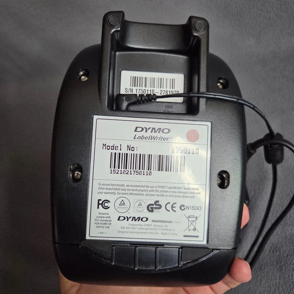 DYMO LabelWriter 450 Thermal Printer Black/Silver Excellent 1750110 USB